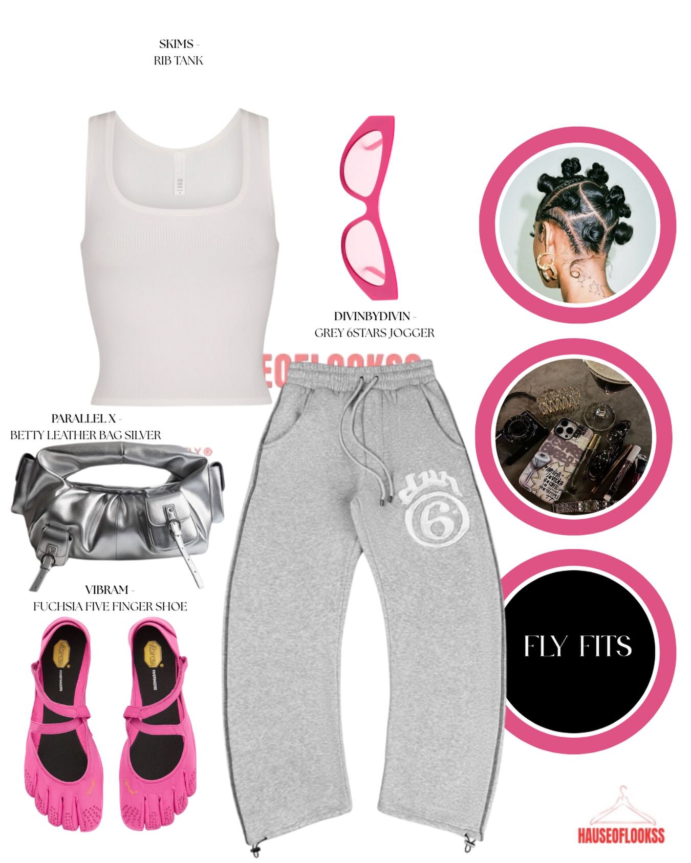A White Tank, Grey Joggers, and Pink FiveFingers: Off-Duty Styling with Real Personality